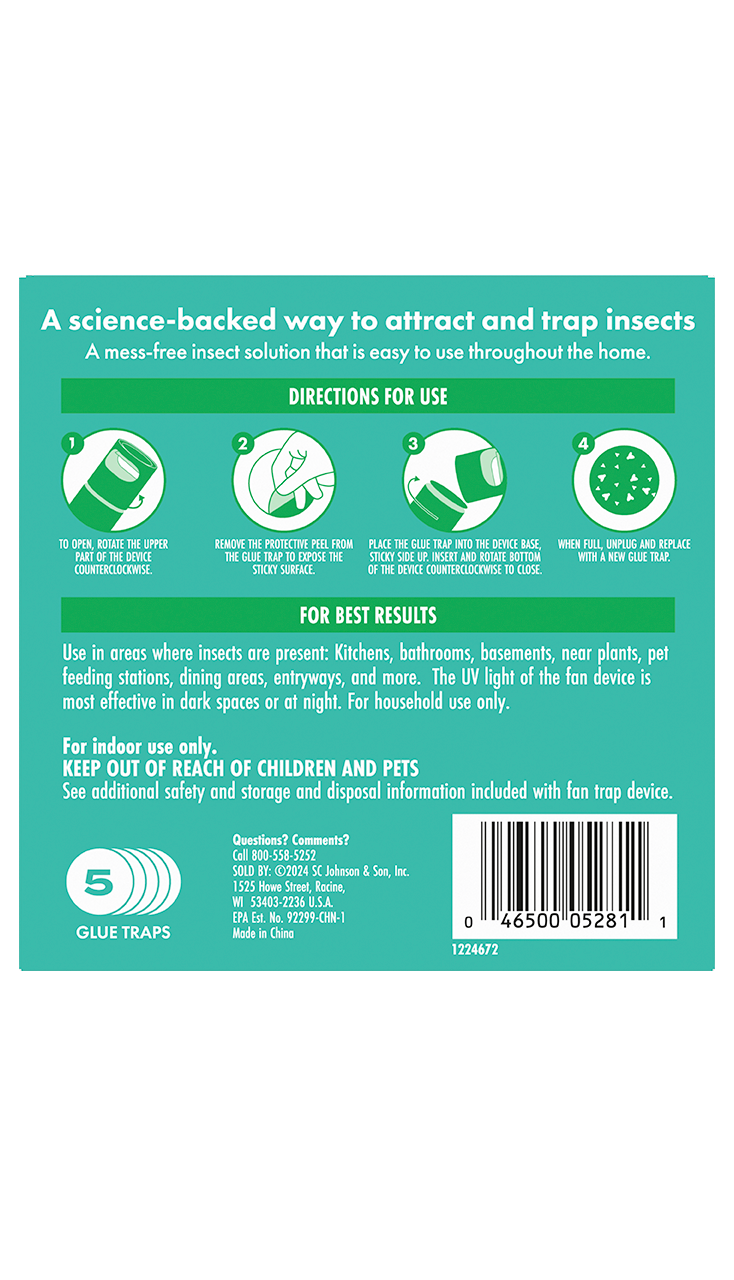 Flying Insects Fan Trap Refills 5ct
