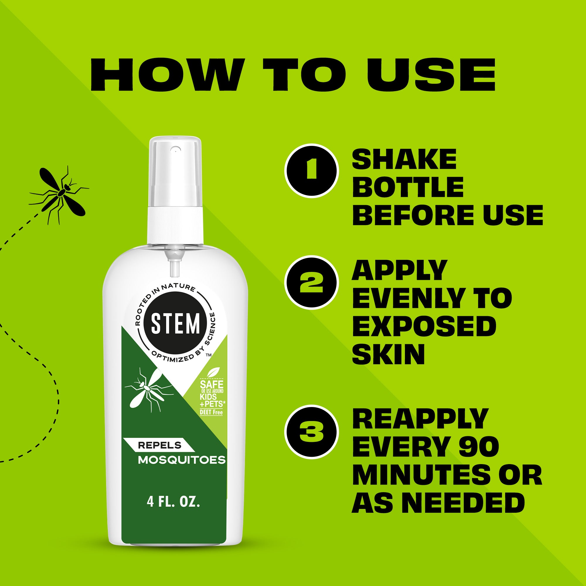 Insect Repellent Spray with Essential Oil