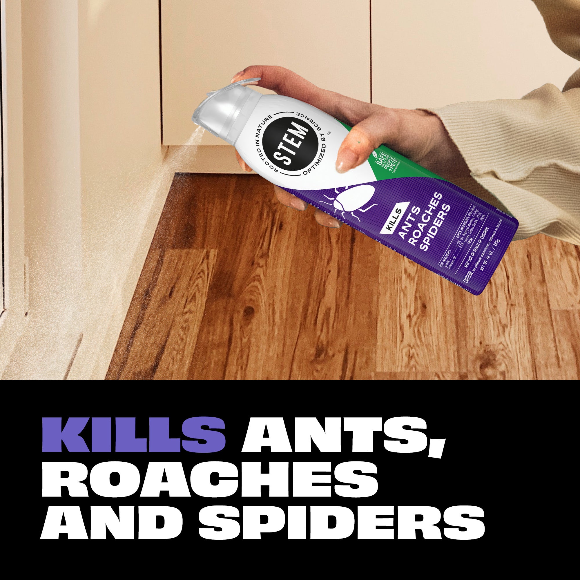 Kills Ants, Roaches, & Spiders Bug Spray, 10oz – STEM for bugs