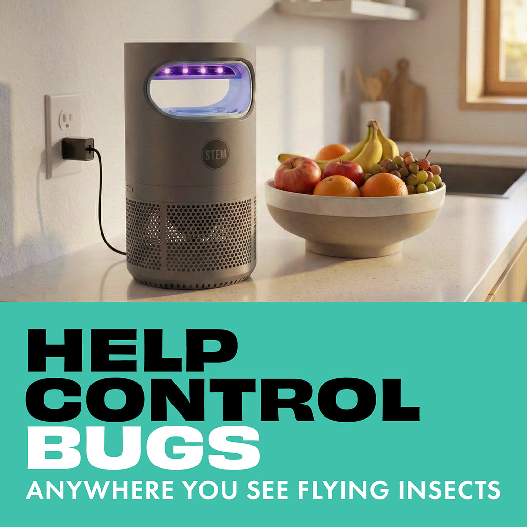 Flying Insects Fan Trap Starter Kit - Device + 5 Refills