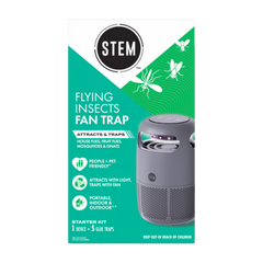Flying Insects Fan Trap Starter Kit - Device + 5 Refills