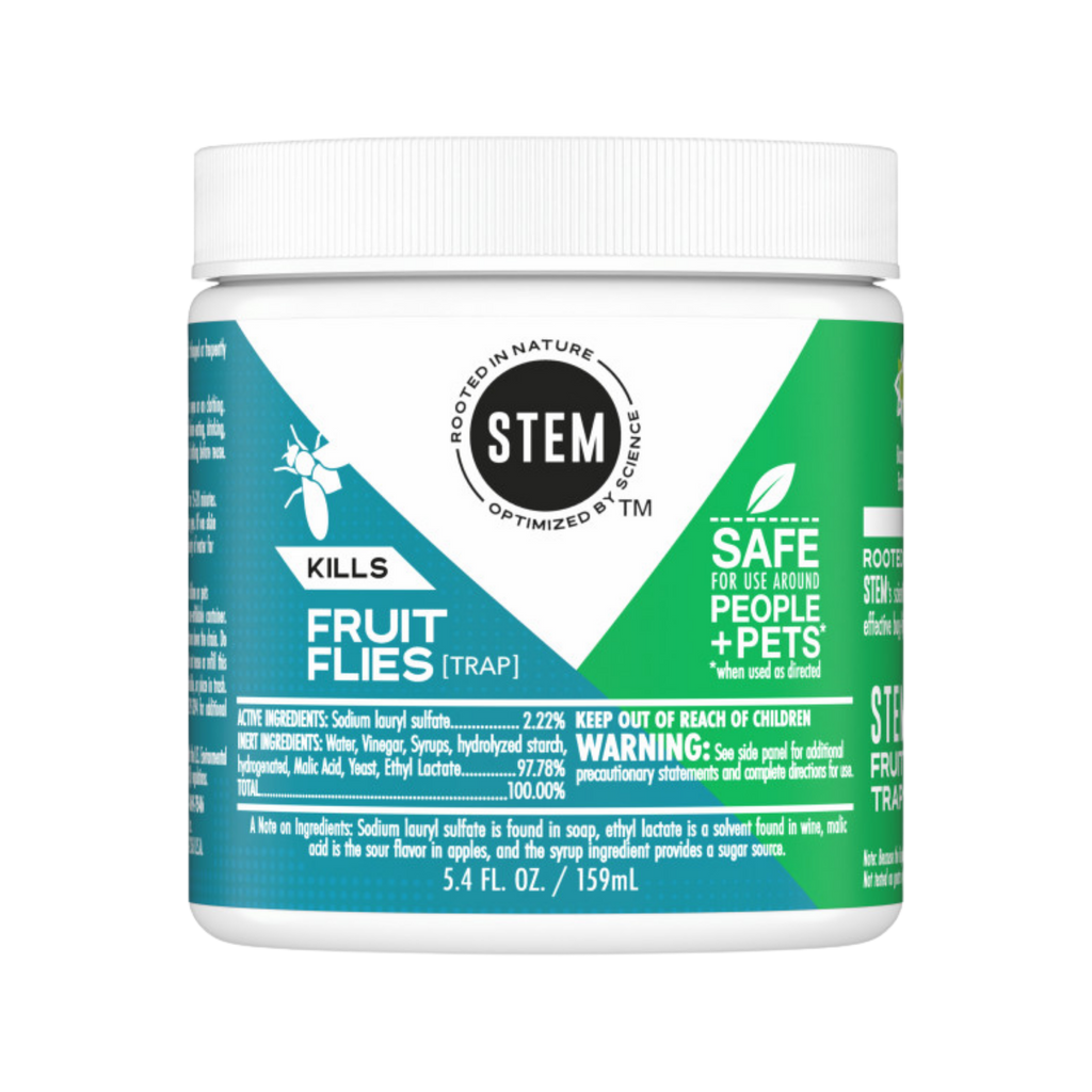 STEM Fruit Flies Trap, 5.4 oz Jar, 8/Carton