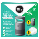 Flying Insects Fan Trap Starter Kit - Device + 5 Refills