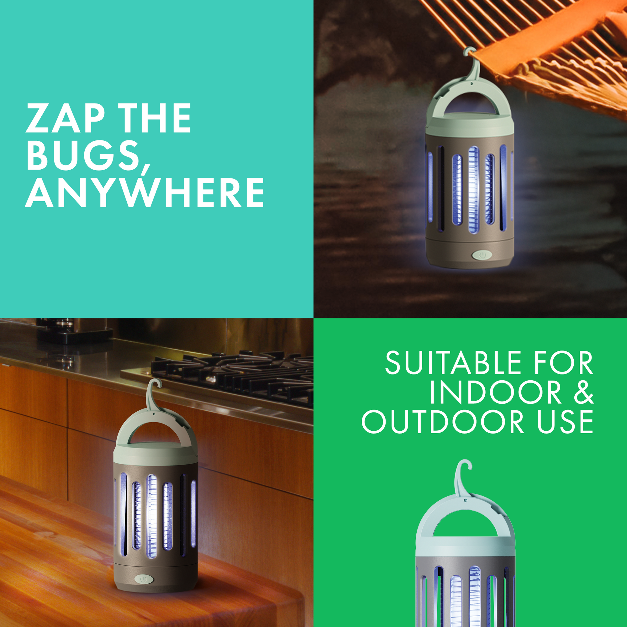 Flying Insect Zapper, Indoor and Outdoor Electric Fly & Mosquito Trap