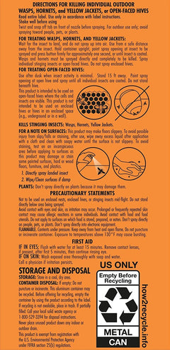 Kills Wasps, Hornets & Yellow Jackets Spray, 10 oz